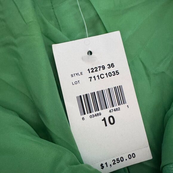 Ralph Lauren Black label 100% leather Green Pants NWT 10 - Picture 7 of 15